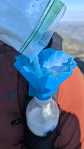 SmartFunnel - Ultralight Collapsible Silicone Funnel for SmartWater Bottles