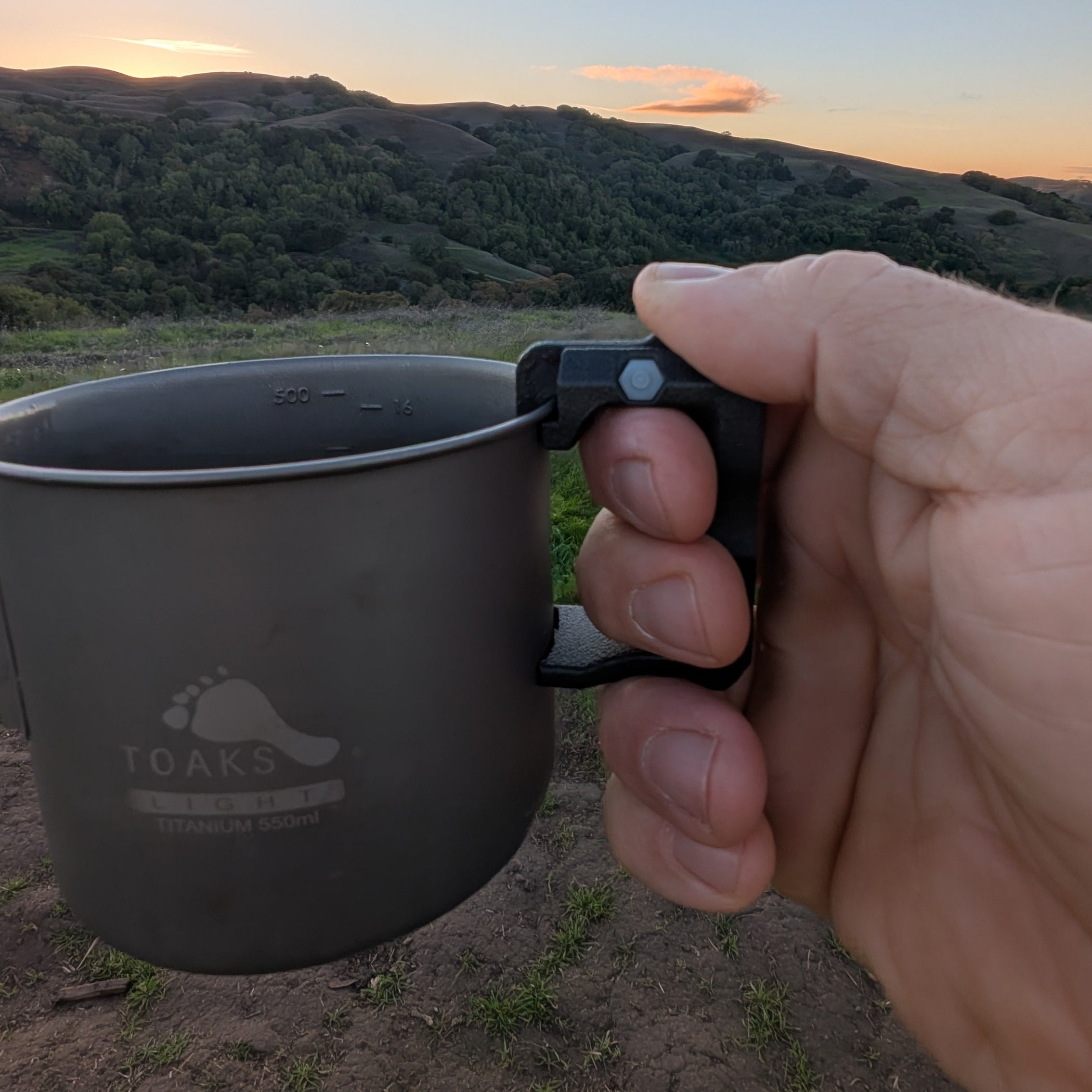 Grandle - Ultralight Pot Grabber/Mug Handle 3D-printed Carbon
