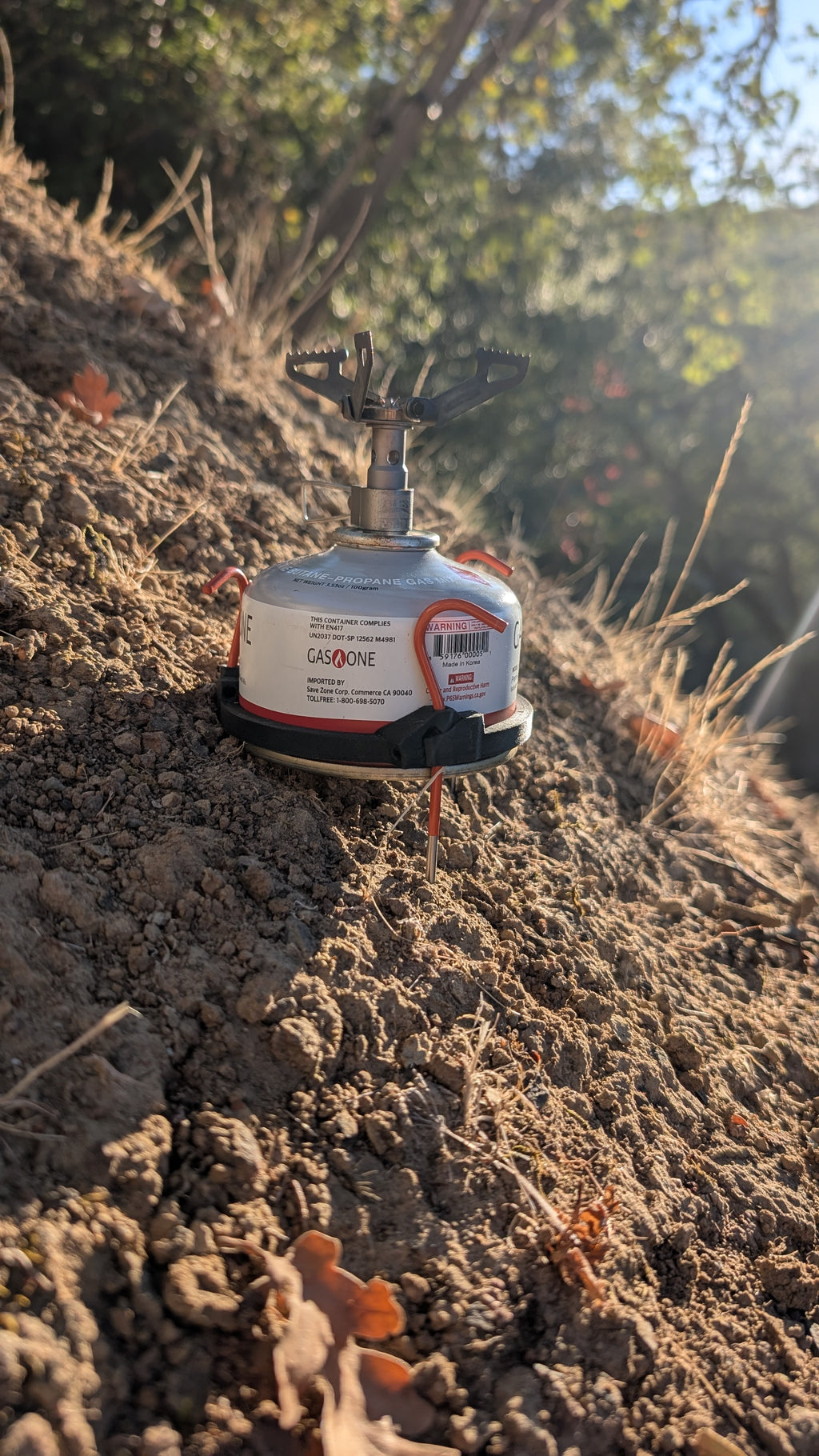 StoveBug 4oz - Ultralight Backpacking Stove Stabilizing Stand.