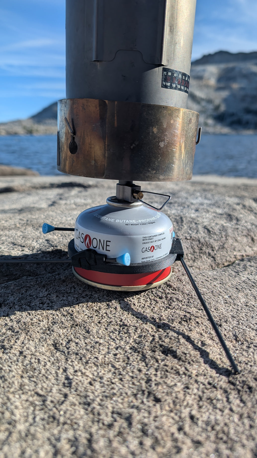 StoveBug 4oz - Ultralight Backpacking Stove Stabilizing Stand.